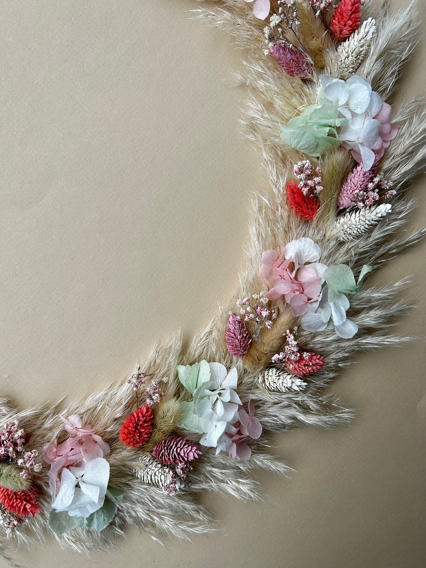 Couronne Flora fleurs séchées
