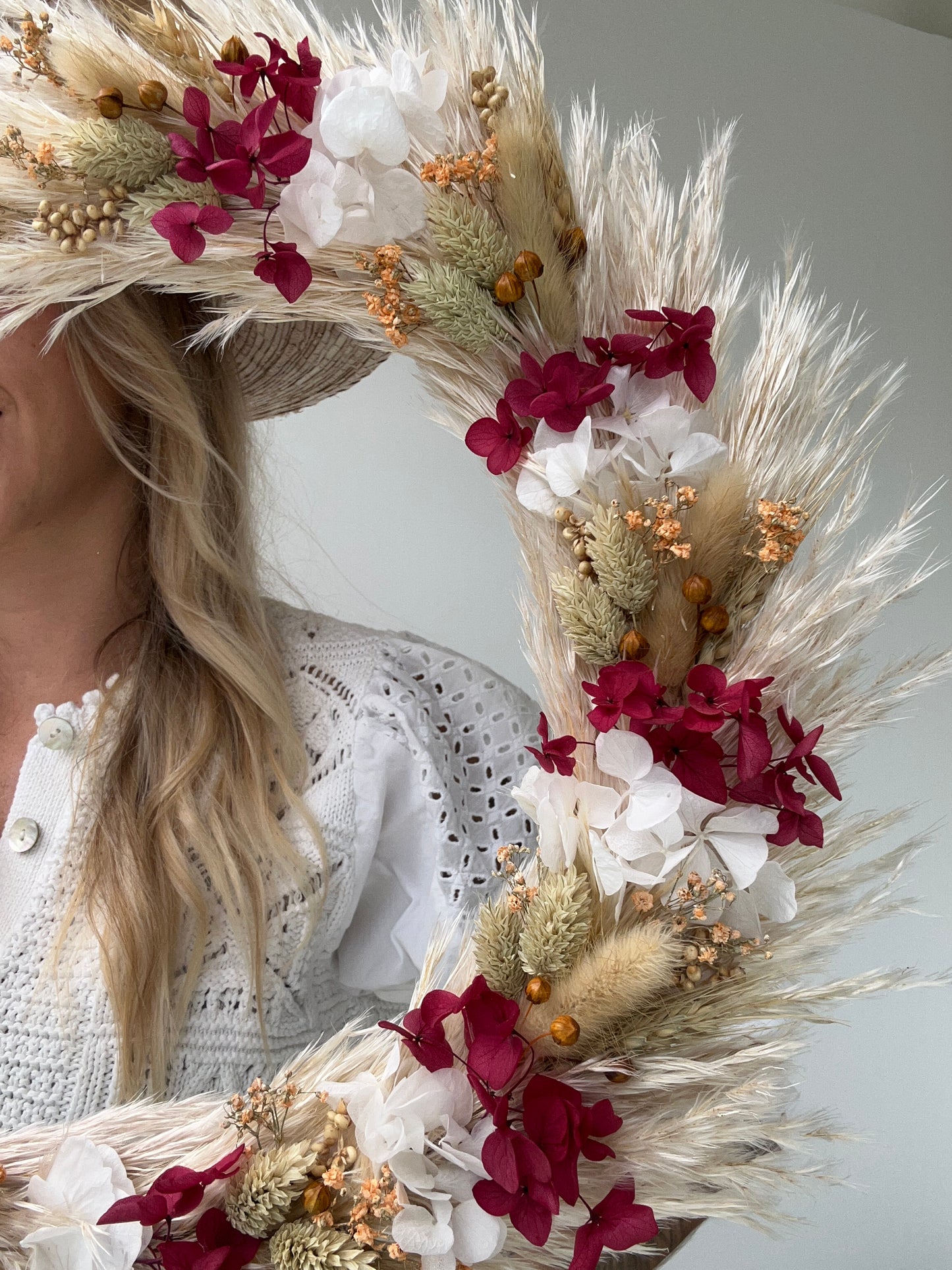 Couronne Lady fleurs séchées
