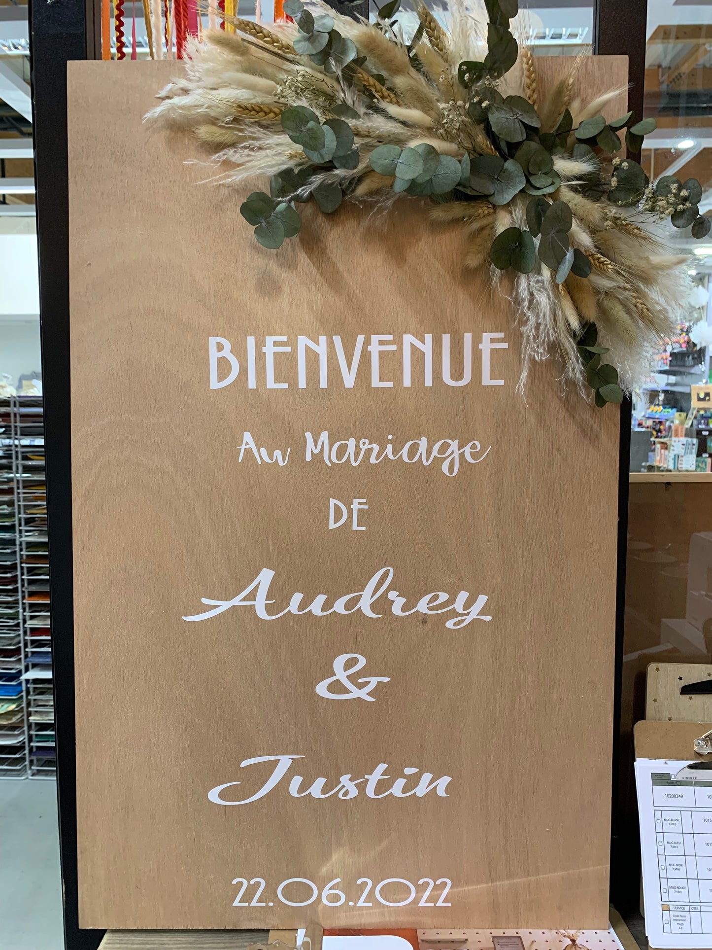 Déco Panneau de bienvenu