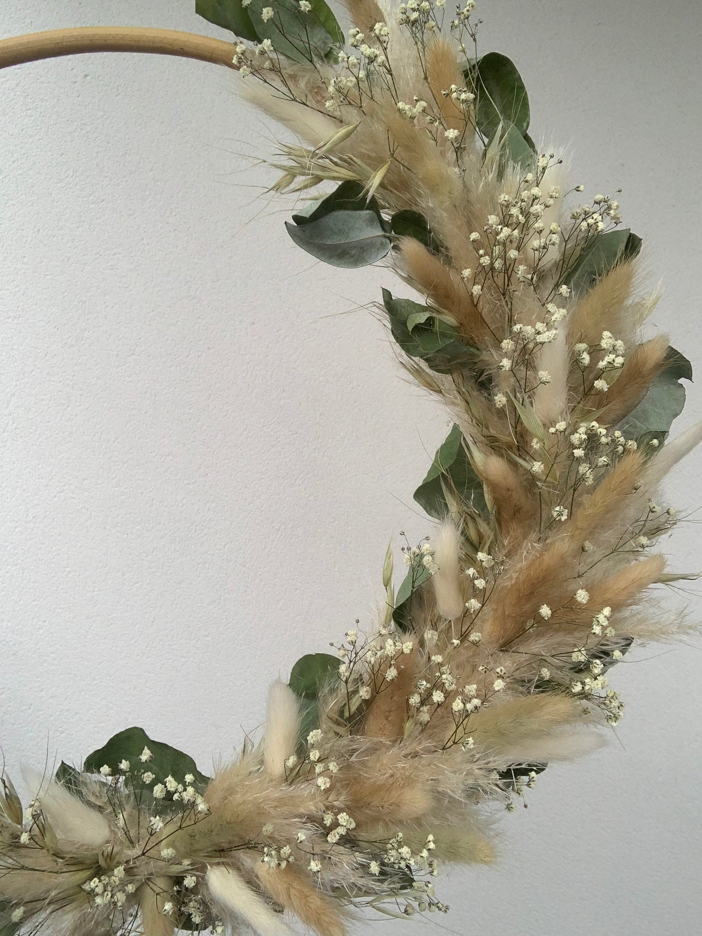 Couronne Nature fleurs séchées