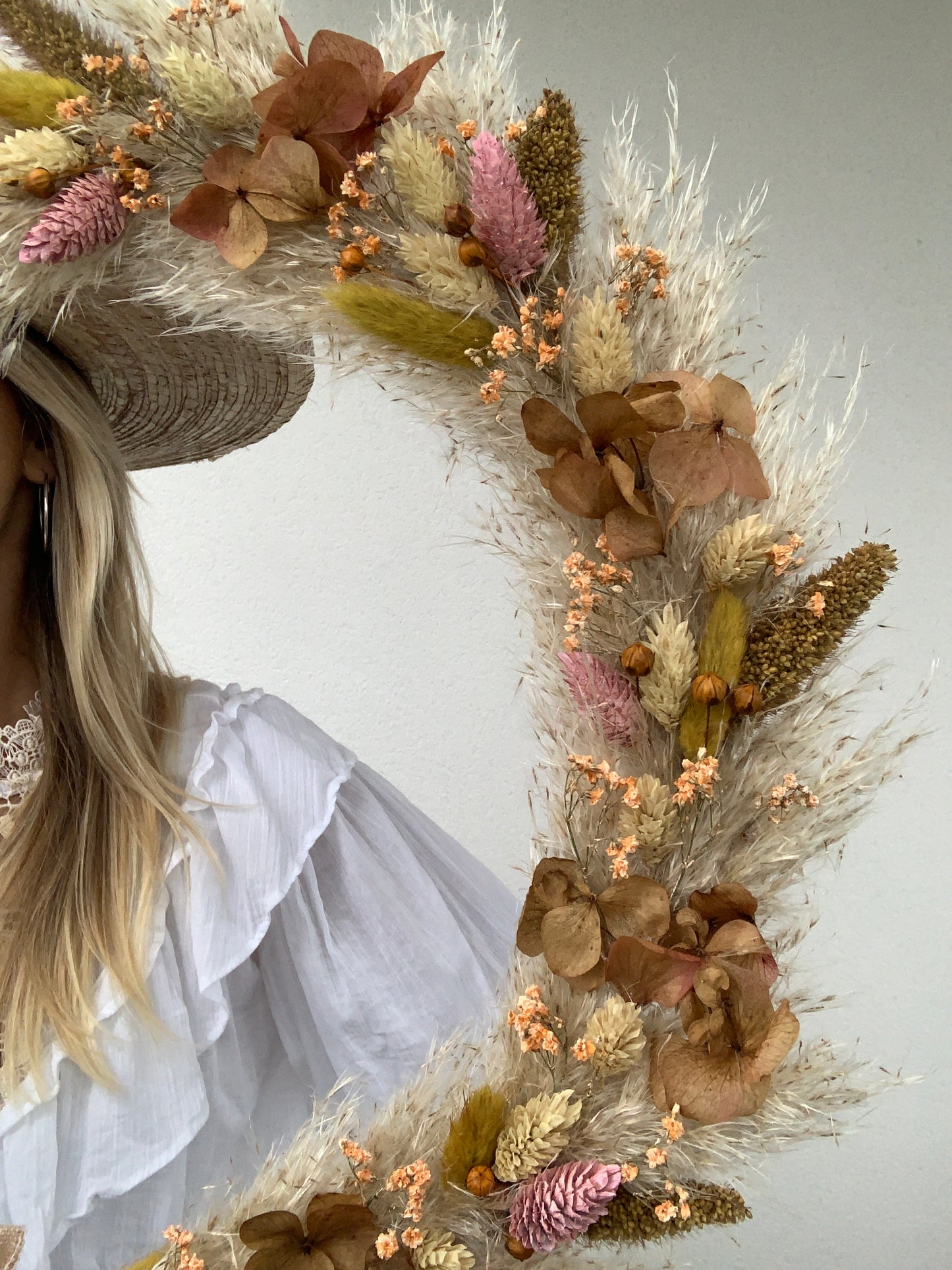 Couronne Giulia fleurs séchées