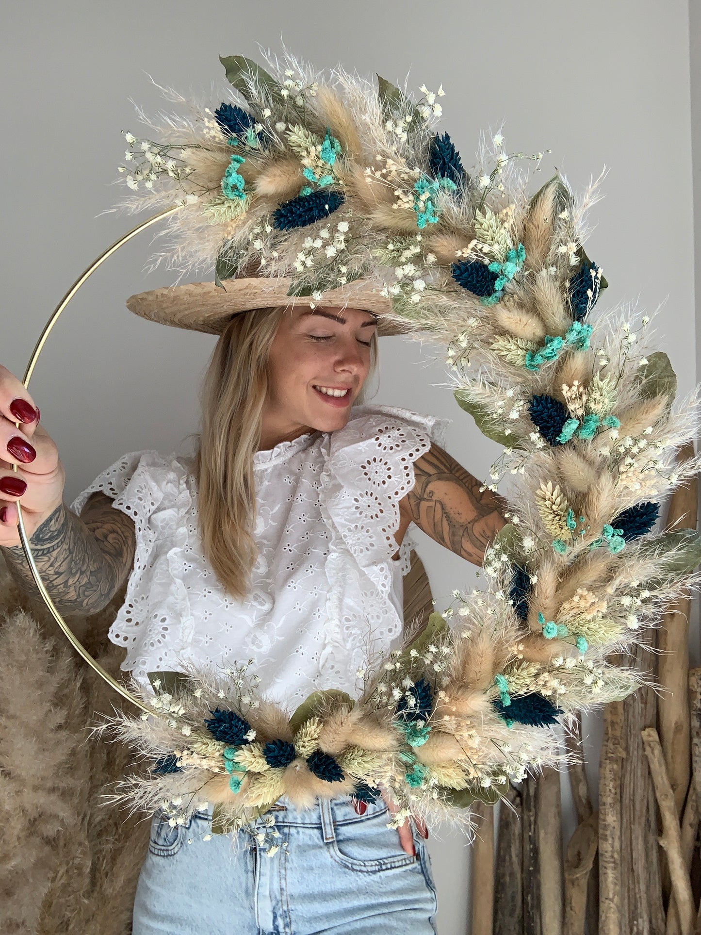 Couronne Lucas fleurs séchées