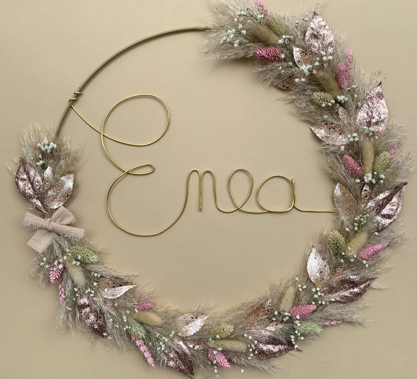 Couronne Enea fleurs séchées